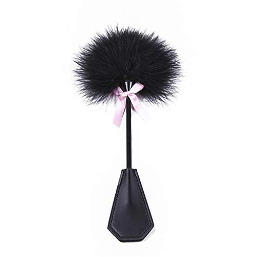 chenyesun Fouet en Cuir de Sport Plume Fouet Flogger Massages Fouet Cravache Fessée Plaisir pour Couple