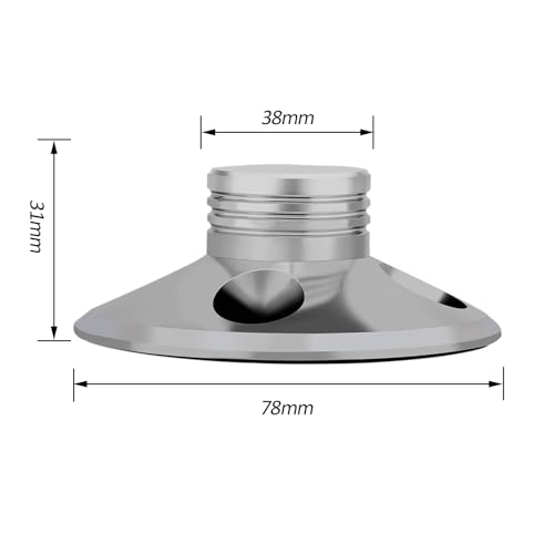 Stabilisateur de poids pour platine vinyle Audiophile – Support de poids de disque en aluminium avec rembourrage souple pour platine vinyle – Élimine les vibrations des disques vinyle (107 G, argenté) - Les Beatles, Paul McCartney, John Lennon, RIngo Starr, George Harrison Stabilisateur de poids pour platine vinyle Audiophile - Support de poids de disque en aluminium avec rembourrage souple pour platine vinyle - Élimine les vibrations des disques vinyle (107 G, argenté) – Image 7