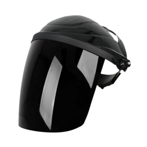 Generic 溶接ヘルメット ヘッドマウント溶接マスク 落下防止 視認性 保護ギア 溶接木工用安全フェイスシールド, 黒いトップブラック