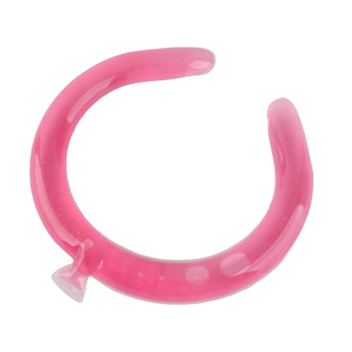 Fdit Tubo de Enfriamiento del Cuello Enfriamiento Rápido Cómodo Anillo de Hielo para Deportes Al Aire Libre, Imprescindible para el Verano para Caminar, Viajar, Acampar, PVC, 1 Pieza (PINK)