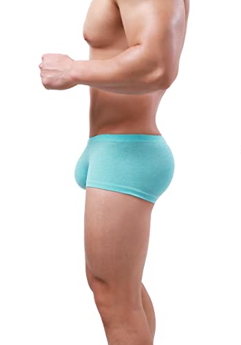 iKingsky Men's Cotton Bulge Boxer Briefs Sexy Pouch Shorts Stretch Low Rise Under Panties for Men2