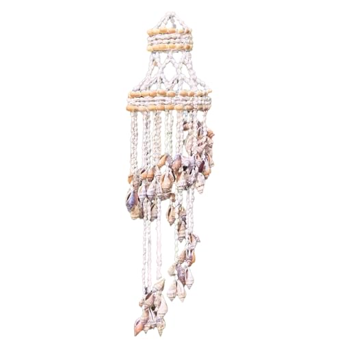 Fayemint Carrillón Conchas, Conchas Viento, Conchas Jardín, para Decoración Colgante de Ventana de Patio