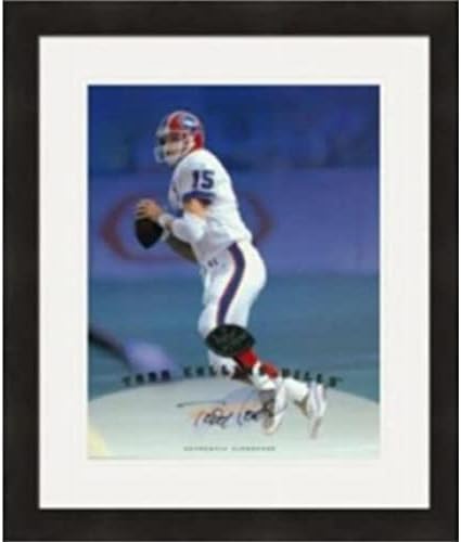 Autograph Warehouse 410214 Todd Collins Autographed 8 x 10 in. Photo Buffalo Bills Matted & Framed
