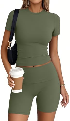 Trendy Queen Conjuntos de entrenamiento de 2 piezas para mujer...