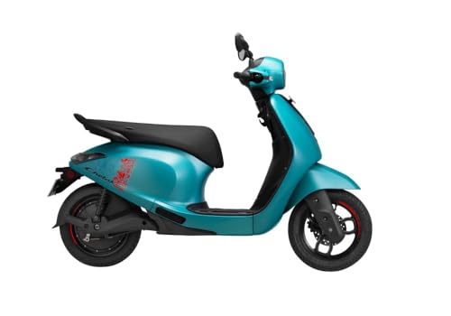 Image of Chetak C2501 by Bajaj Auto High Speed Electric Scooter with charger - Ocean Teal Matte - Ex-Showroom