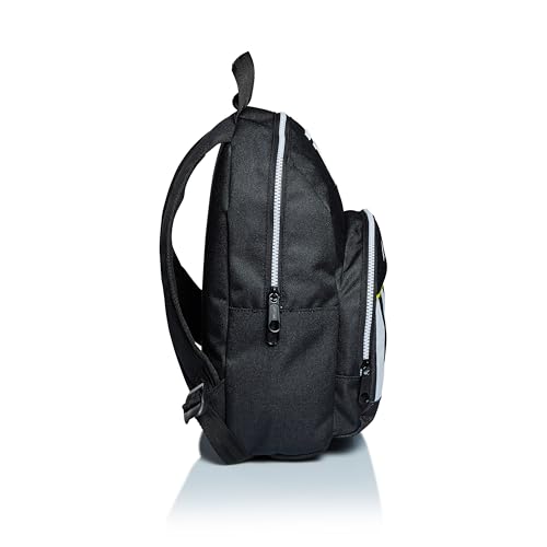 Seven Mochila SMALL JUVENTUS BEST MATCH, Blanco y Negro - Mochila Escolares, Guardería, para niñas, niños, para hombres, mujeres y adolescentes - Bolsillo Interior – Mochila Escolar