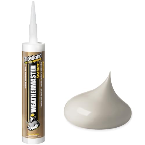 Titebond WeatherMaster Sealant Polymer Caulk, Beige – 46471, 9.5 Oz.
