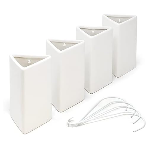 Juego de 4 ambientador para radiadores colgantes | Humidificador para radiador de cerámica blanca para el control de la humedad ambiente | Humidificador radiador colgante triángulo de cerámica