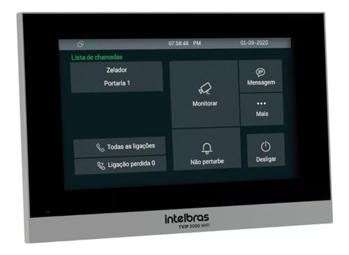 Terminal Interno Video Porteiro Ip Tvip 3000 Wifi Intelbras