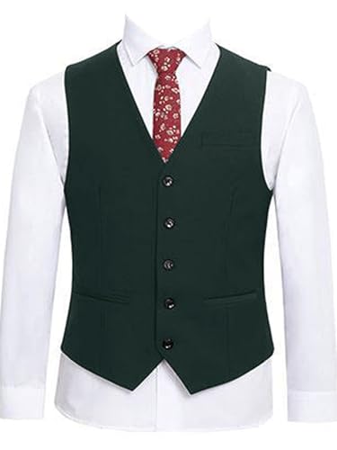 Men's Plus Size 3 Pieces Suit Big Tall Notch Lapel Two Buttons Wedding Tux Vest Pants4