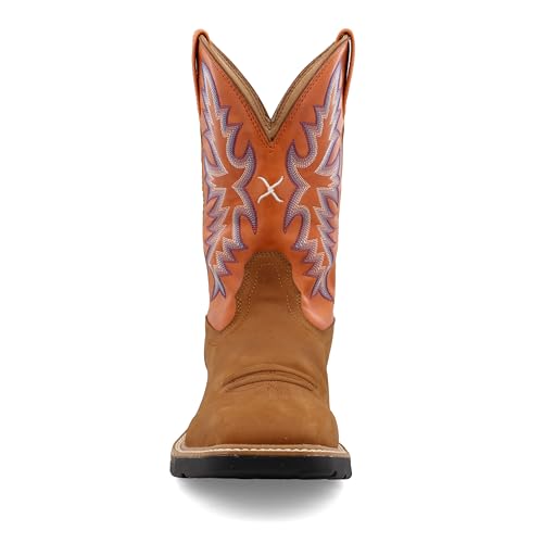 Image of Twisted X Men's 6 inch Work Oblique Toe Boot with CellSole comfort footbed