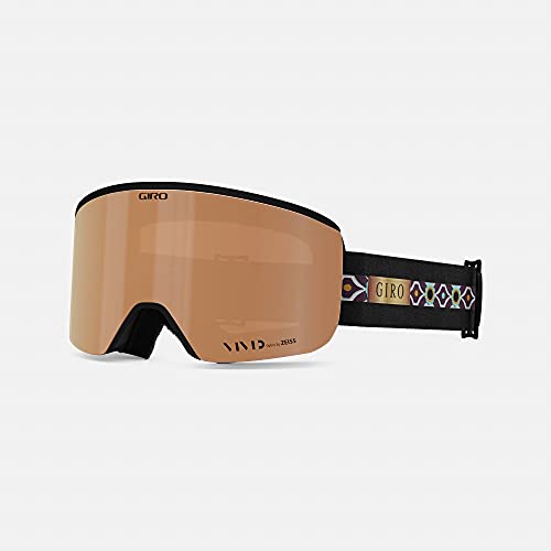 Masque de ski Giro Ella pour femme monture noire verres Vivid Copper et Infrared