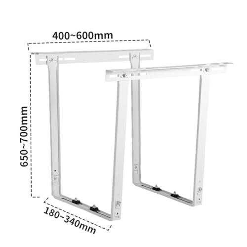 Support de climatiseur de plafond robuste en acier galvanisé