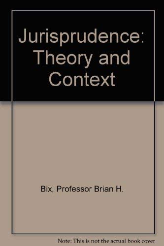 Jurisprudence: Theory And Context 0813332052 Book Cover