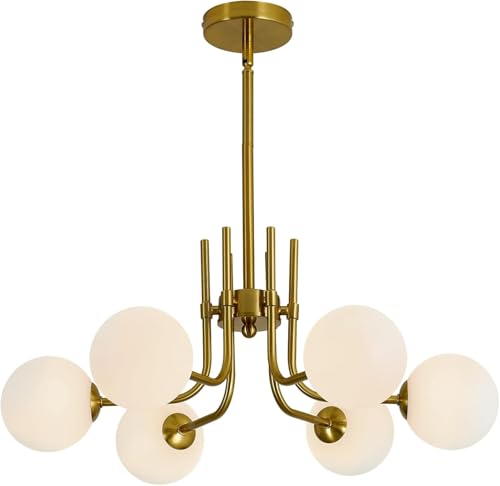 Image of Wall Lamp Chandelier Pendant Light, Home Decor for Bedroom, Living Room, Hallway, Cafe, Hotel, Restaurant (6 Light L Hanging LAMP with LED Bulb Pack of 1)