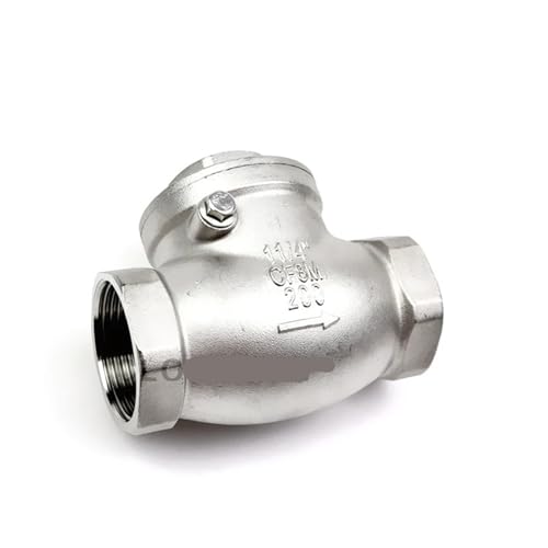 Válvula de retención para evitar reflujo en tuberías de acero inoxidable 3/8 3