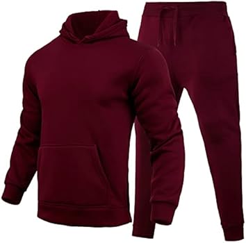 Vhersily Combinaison De Sport Pour Fille Et Femme D'hiver, Pièces à Capuche Et De Jogging, Pantalon Complet De Sport, Couleur Unie, Vêtements De Sport, Combinaisons Décontractées En Vrac Pour Doux
