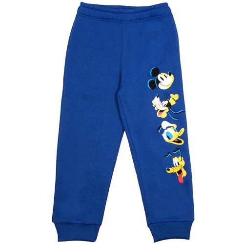 Image of Disney Mickey Mouse Boys 3-Piece Set - Short Sleeve T-Shirt, Long Sleeve T-Shirt, and Sweatpants 3-Pack Bundle Set