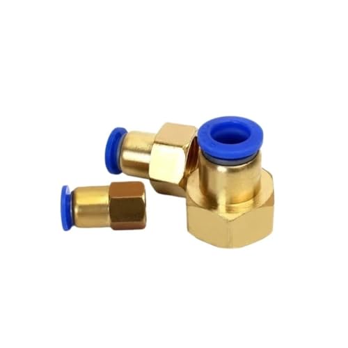 Raccord pneumatique PCF 6mm filetage 3/8 pour stopper les fuites d'air comprimé