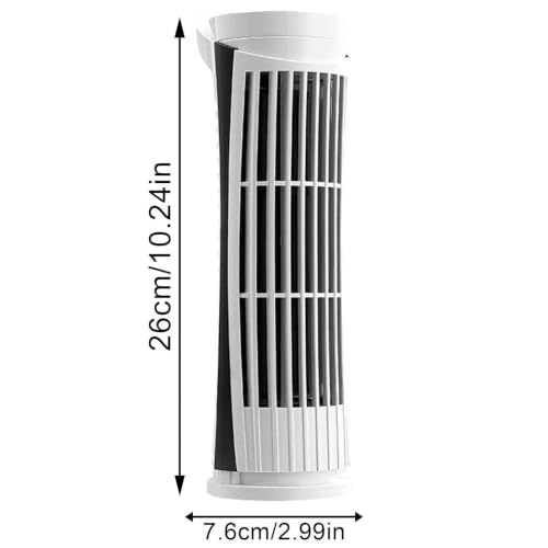 Ventilateur de chambre compact sans pales pour petits espaces et studios - 6