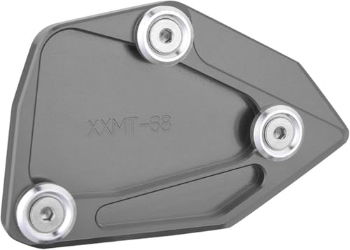 Extension béquille moto CNC grise pour BMW C650GT et C600 Sport 2012-2015