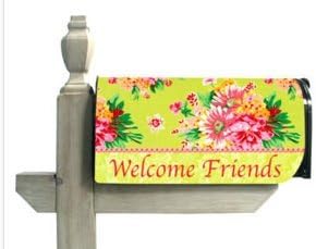 Josephine Spring Magnetic Mailbox Cover Welcome Flowers Standard Floral