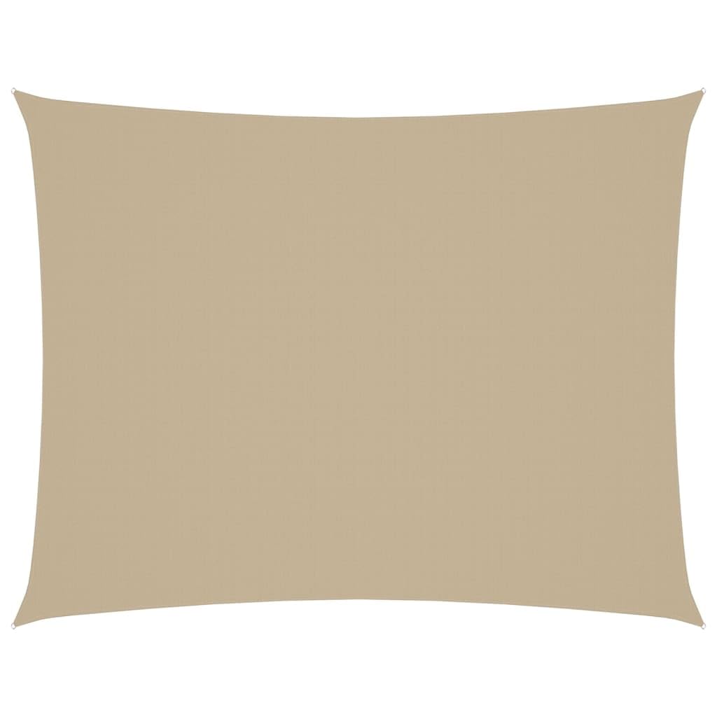 vidaXL Sunshade Sail Sun Sail Trap Sunscreen Sunshade Sail Patio Shade Shade Canopy Outdoor Garden Oxford Fabric Rectangular 2x3 m Beige โ image 1