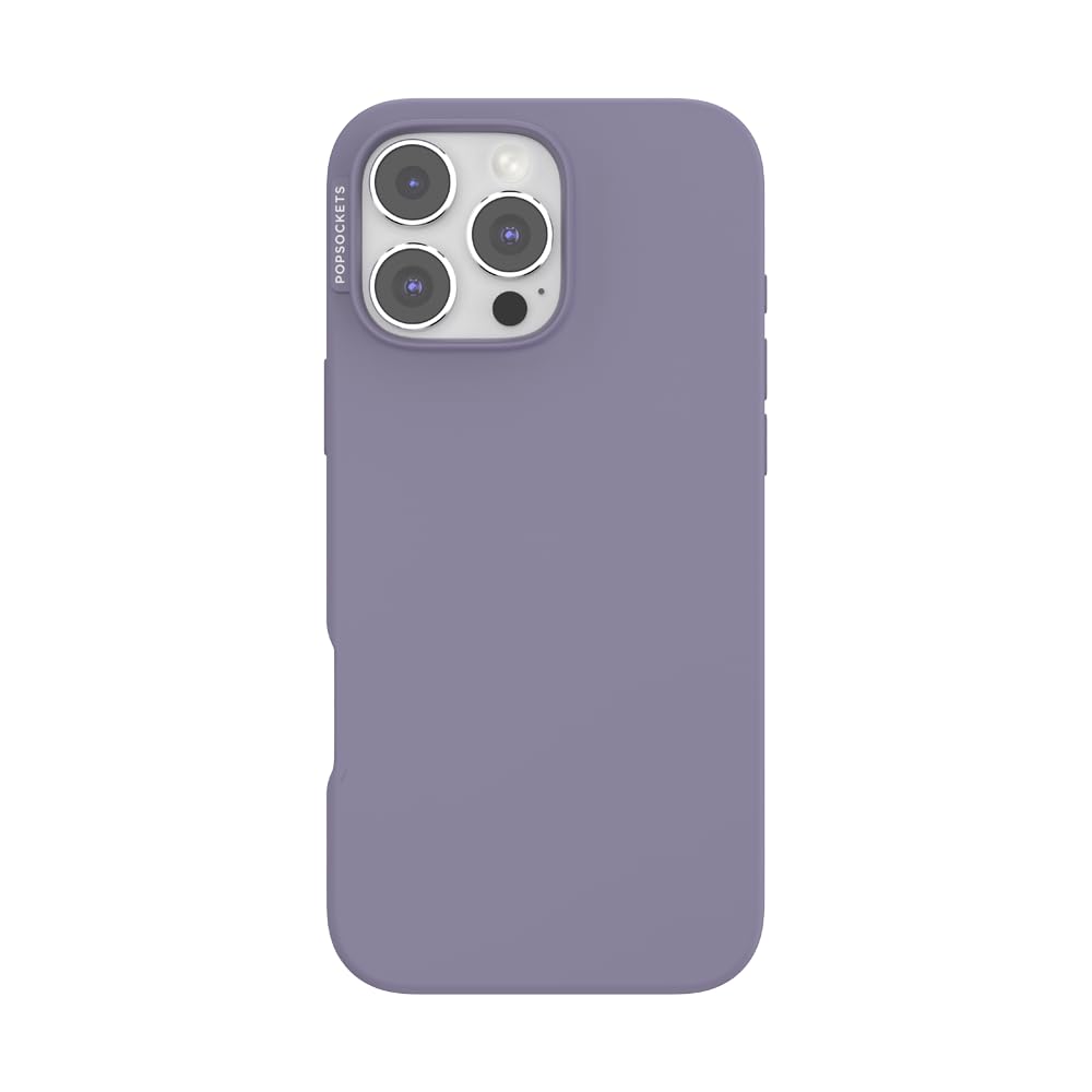 PopSockets iPhone 16 Pro Max Phone Case with MagSafe, Wireless Charging Compatible, Purple - Dusk