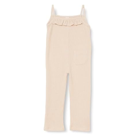 Koton Babygirl's Beige Ruffled Jumpsuit Dress Cover