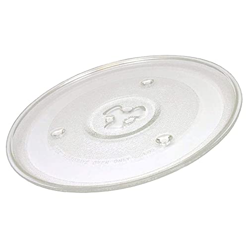 Assiette pour four à micro-ondes de 27 cm en verre résistant universel adaptable à différentes...