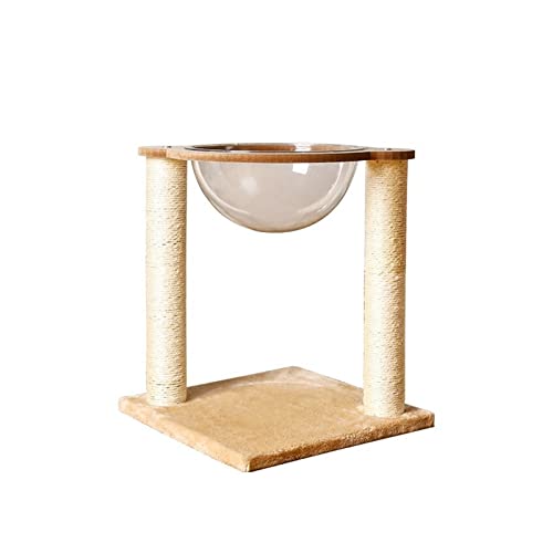 huanglyc-232 猫の木 猫のクライミングフレーム スペースカプセル 猫砂 猫 猫 スクラッチボード 縦型 ワン多機能 ペットトイ 猫クライミングシェルフ