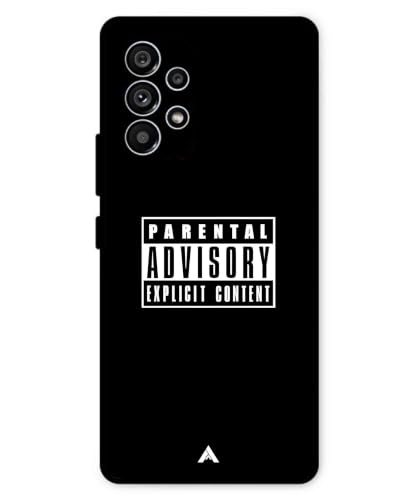 Image of Premium Explicit Case for Samsung Galaxy A53 Soft-Touch Metal TPU Back Cover, Shockproof, Designer, Aesthetic Mobile Phone Case (Glossy Finish)