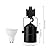 mirrea Bulb Replaceable LED Track Lighting Heads for Black H Type Rail Cylinder Ceiling Spotlight with 8W GU10 Bulb 90 CRI 3000K Warm White 38° Beam Angle Pack of 6