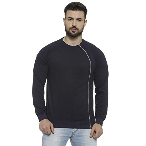 Campus SutraCotton Mens Crew Neck Sweatshirt
