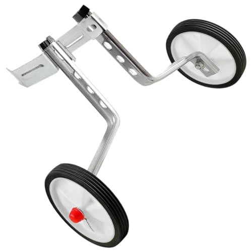 Roues stabilisatrices acier argenté YARnow accessoire pratique vélo garçon fille