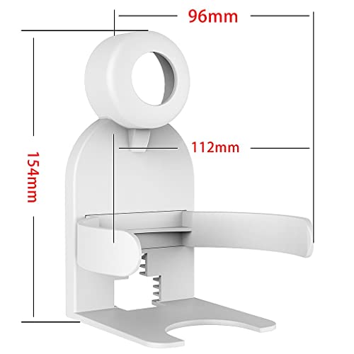 Image of MAXBELL Wall Mount Holder Stand for Google Nest WiFi Router Point 2nd Generation White