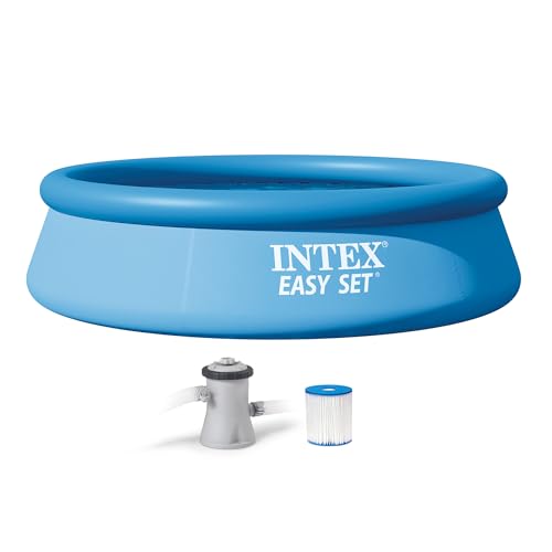 Intex Easy Set 10 ft x 30in Above Ground Pool Set,...