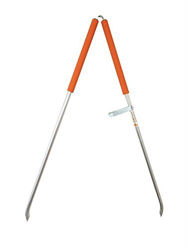ArcMate Waterway Litter Picker Grabber Tool – Adjustable 24"–33" Reach, Tweezer-Style Pick Up Tongs for Trash Cleanup, River, Lake & Shoreline Use, Lightweight, Orange (15080)
