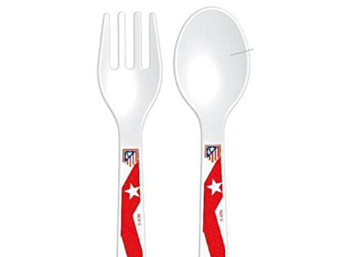 Seva Import AT.Madrid Cubierto, Unisex Adulto, Blanco/Rojo, Talla Única