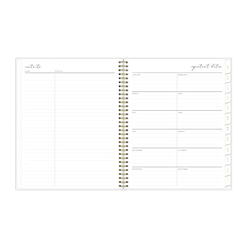 Blue Sky Life Note It 2023 Weekly And Monthly Planner Notes, 8.5" X 11", Frosted Cover, Wirebound, Leah (139479-23) #TOP5