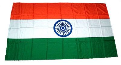 FahnenMax Fahne/Stockflagge Indien 30 x 45 cm Flagge