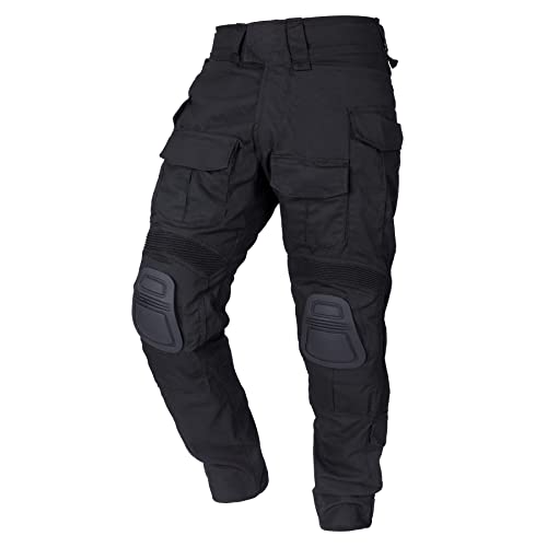 IDOGEAR Men’s G3 Combat Pants with Knee Pads Multi Camouflage Trousers Airsoft Hunting Paintball Tactical Outdoor Pants