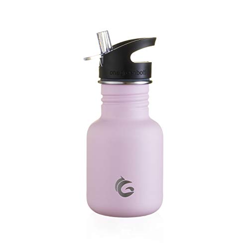 350ml Blush pink tough canteen stainless steel bottle | onegreenbottle | BPA/BPS free eco drinks bottle
