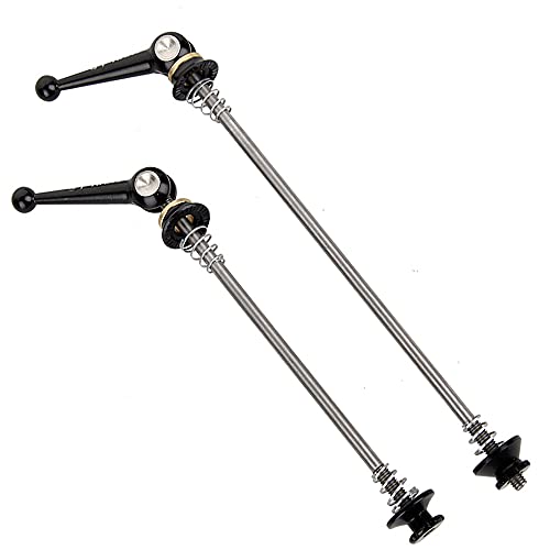 Catazer Ultralight Titanium Bicycle Qr Skewer 48G Ti-Axis Quick Release Mtb Road Bike Bicycle Quick Release Set (Black) #TOP19