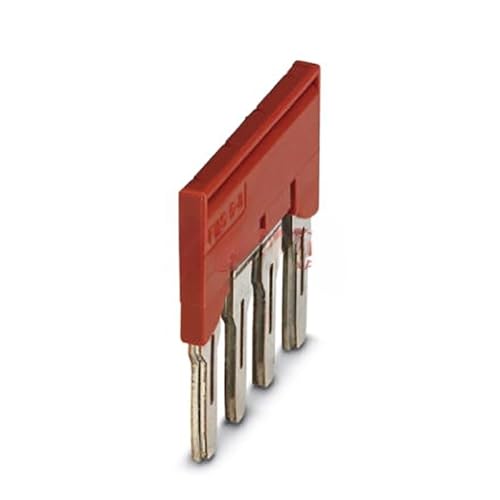 Pont enfichable FBS 4-8 rouge pour bloc de jonction pas 8.2 mm