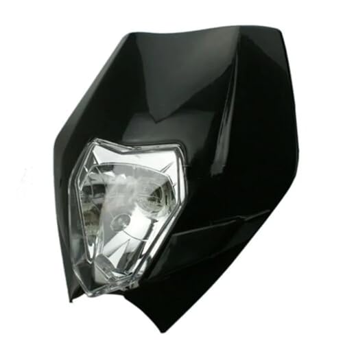 Phare de moto cassé ? Projecteur avant noir pour Exc Xc-w 250 300 de 2008 à 2016