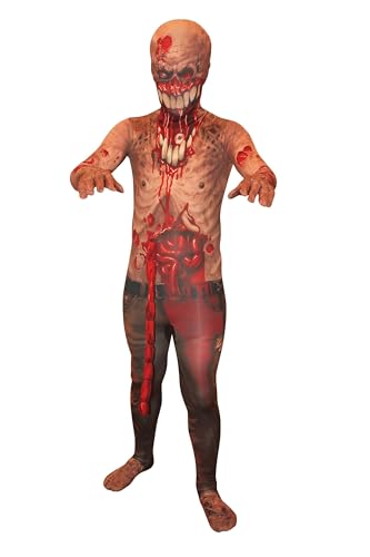 Disfraz completo zombie Exploding Guts para niños talla S