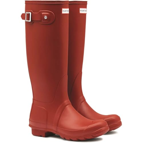 Hunter Original Tall, Botas Unisex, Rojo (red), 42 EU
