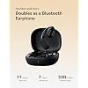 Hollyland Lark MAX 2 OWS Monitor Earphones, Open-Ear Wireless Headphones with 2.4GHz Monitoring & Bluetooth Dual Mode, Ultra-Low Latency for Recording & Daily Use, Fast Charging (Space Gray)