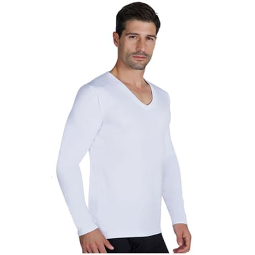 YSABEL MORA - Camiseta Interior Térmica Cuello Pico Manga Larga - Ropa Interior Hombre - Retención de Calor, Transpirable, Ajuste Cómodo, Ideal para Climas Fríos, Tecnología Avanzada